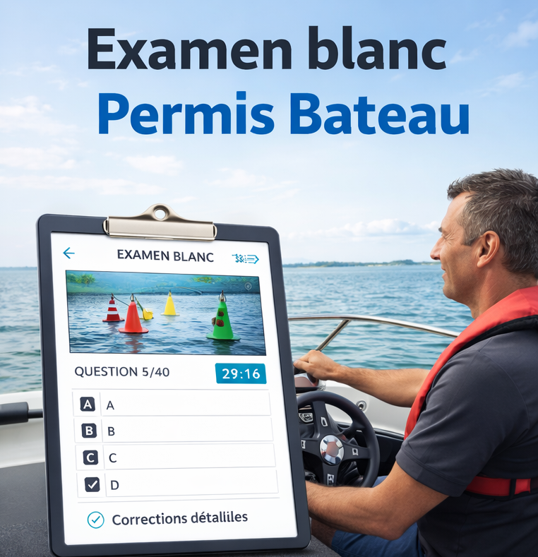 Examen blanc Permis Bateau