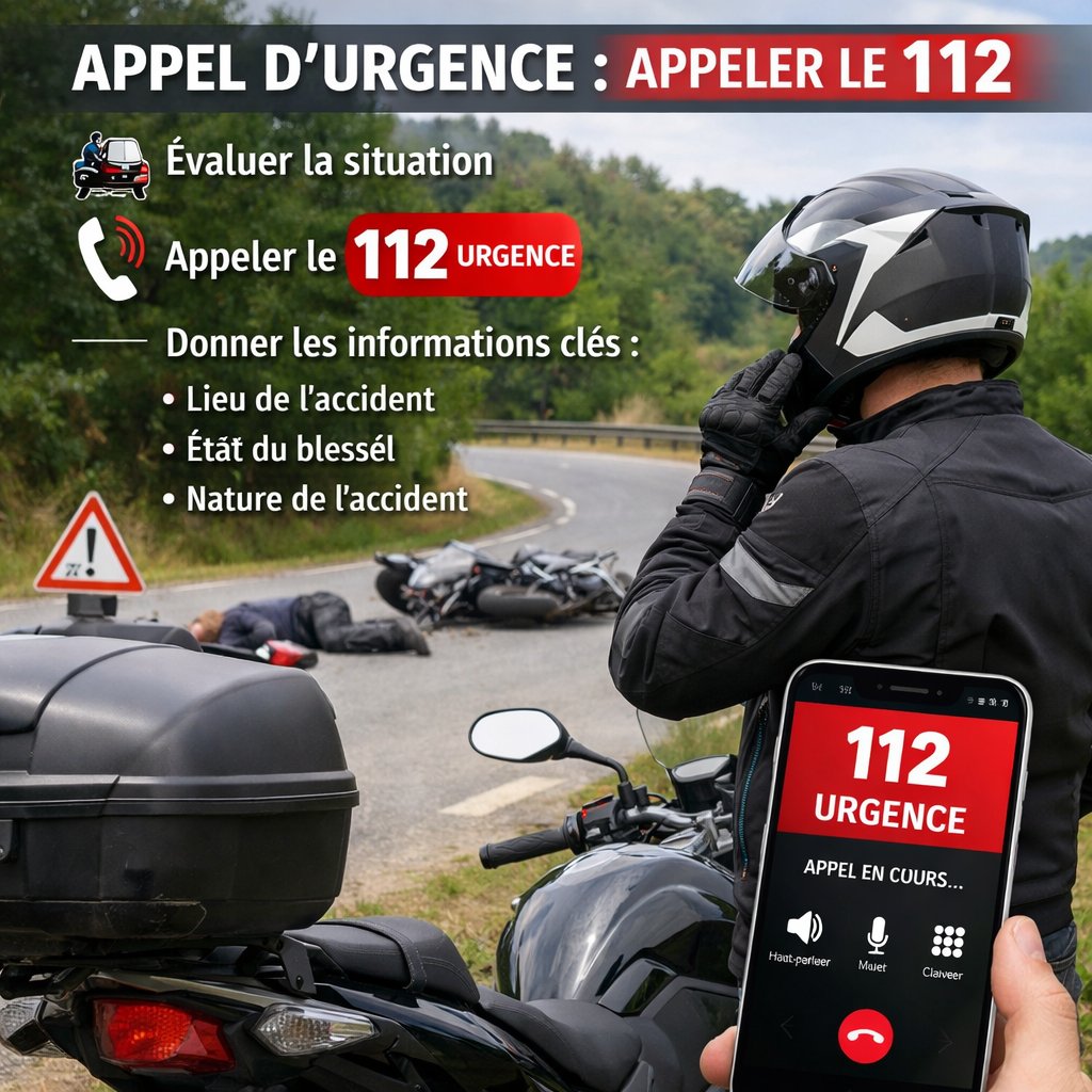 Appel d'urgence au 112