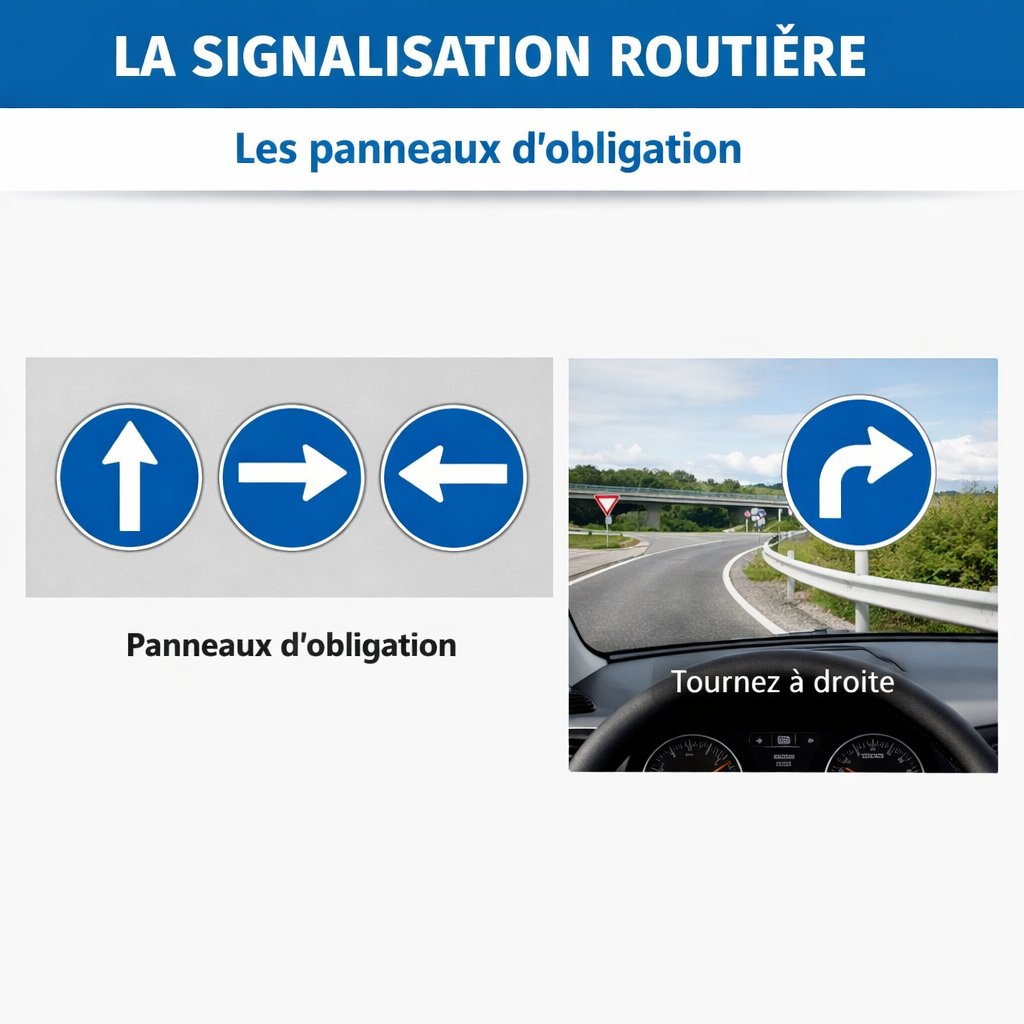 Les panneaux d'obligation