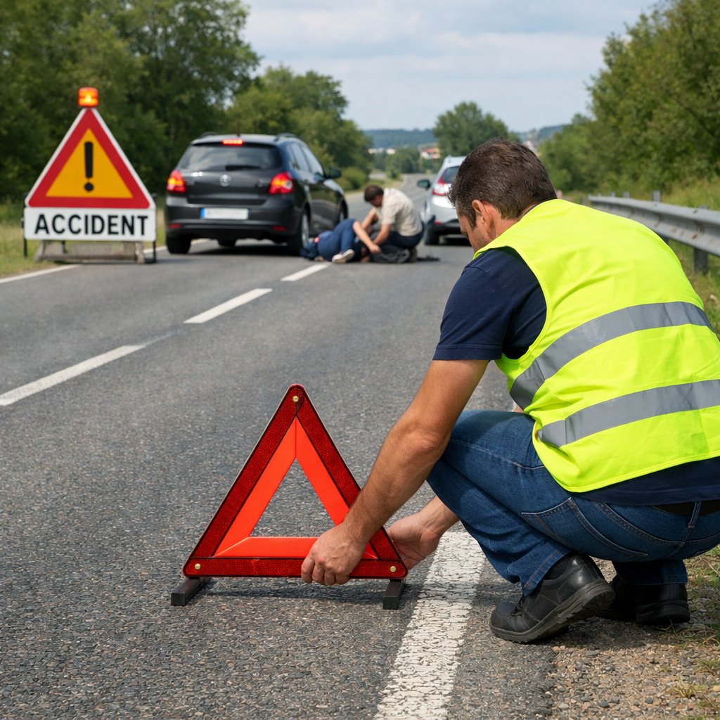 Protéger la zone de l’accident