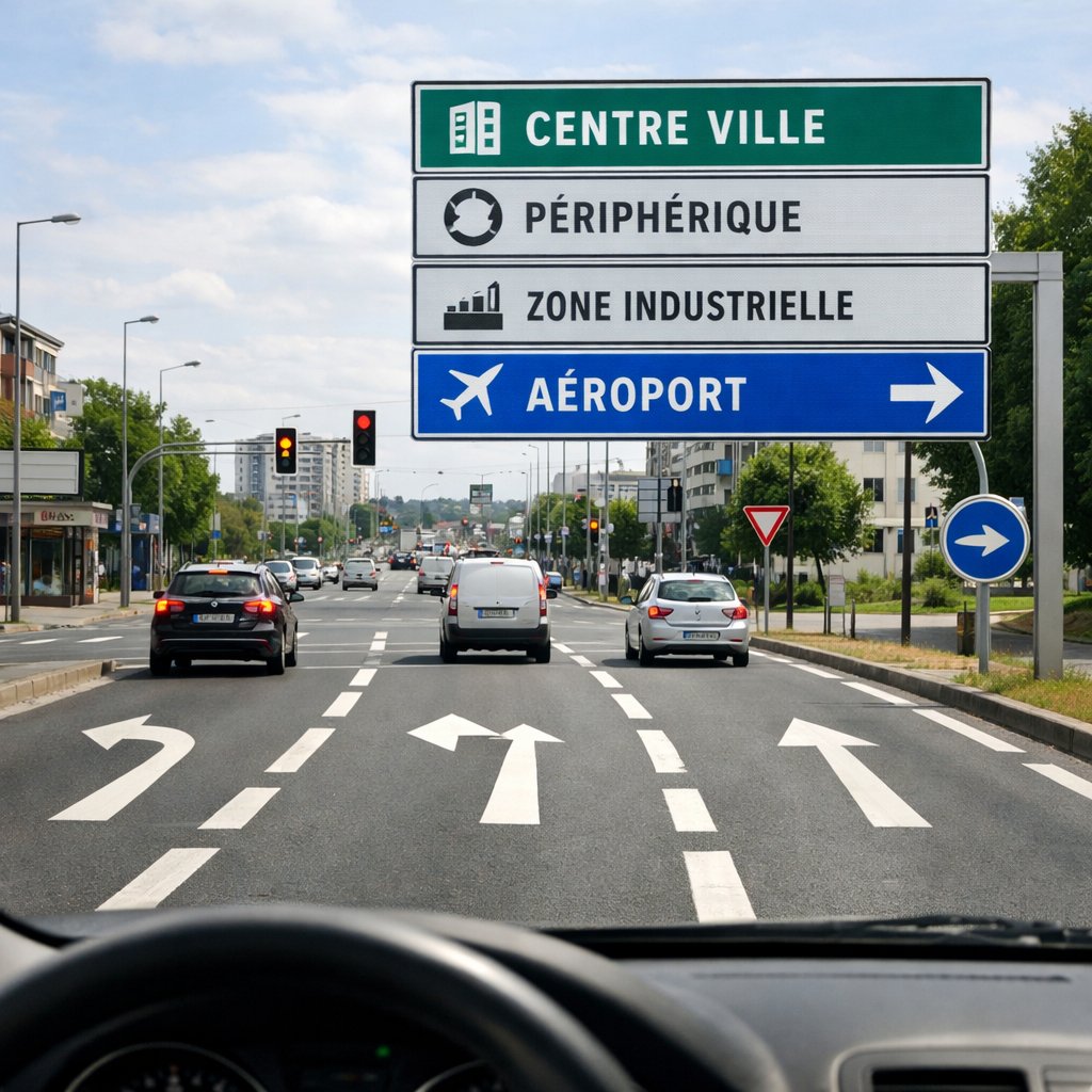 Les panneaux directionnels et de localisation