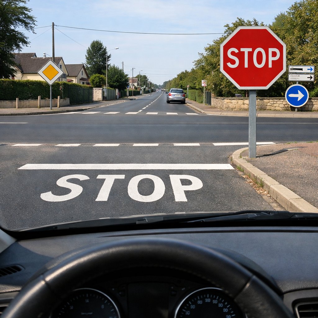 Le panneau Stop