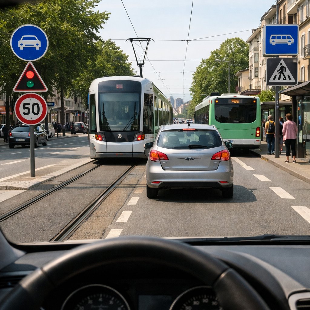 Les tramways et transports en commun