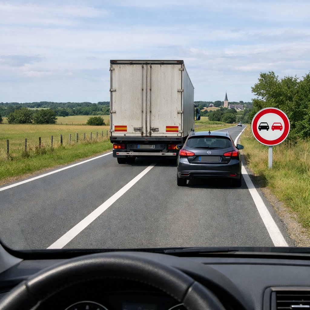 Situations où le dépassement est interdit