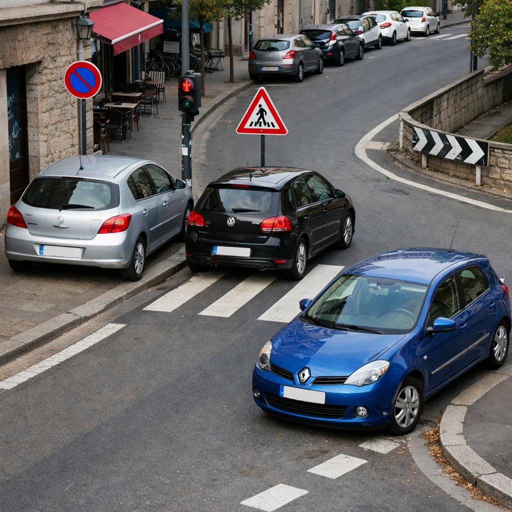 Stationnement gênant, très gênant, dangereux