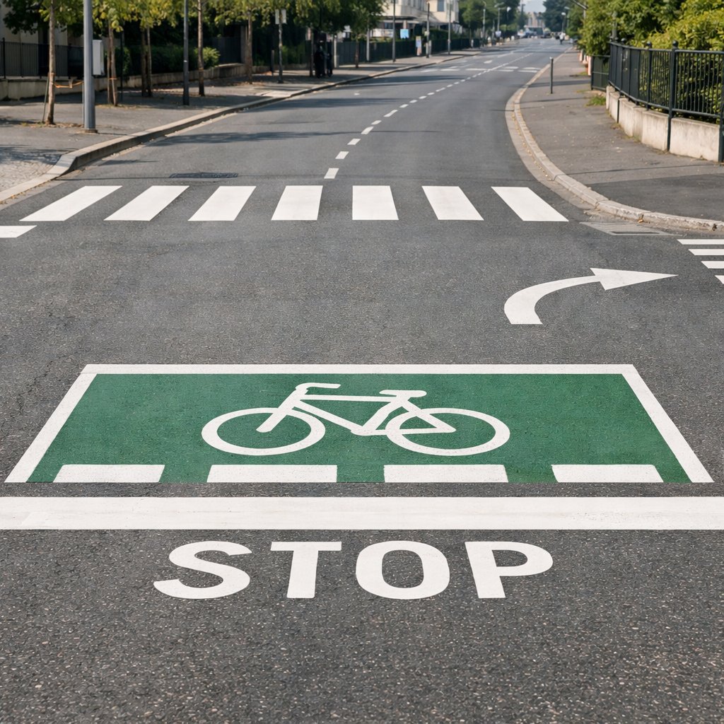 Les marquages au sol