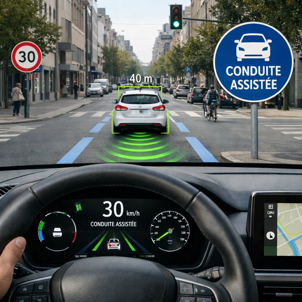 Conduite assistée en milieu urbain