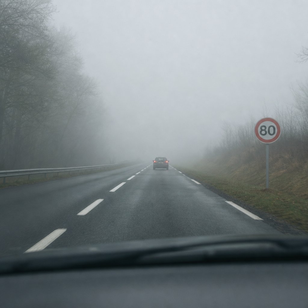 Brouillard: visibilité et limitations spécifiques