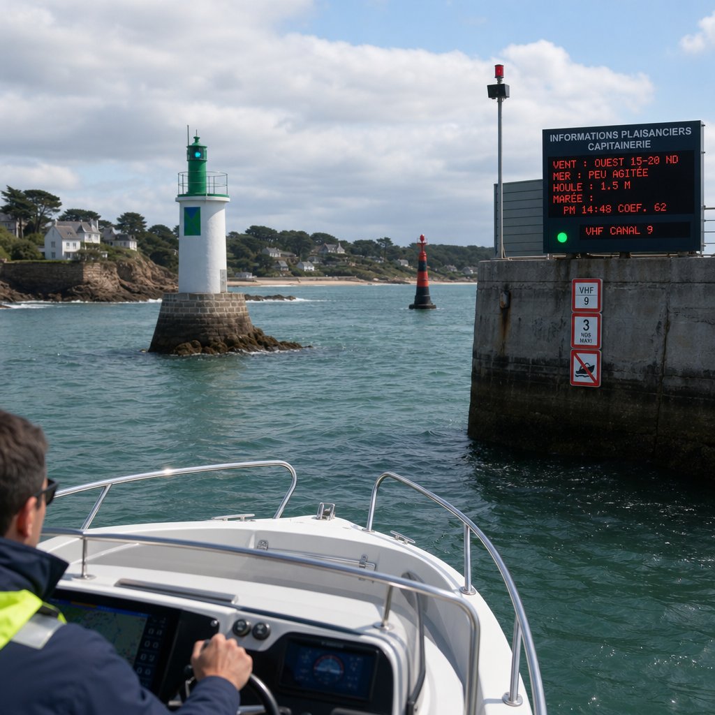 Signaux visuels : météo, portuaires, détresse